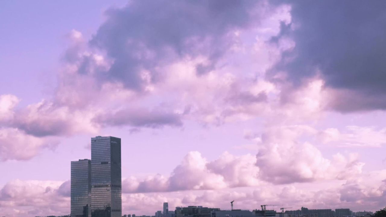 广州日落时分