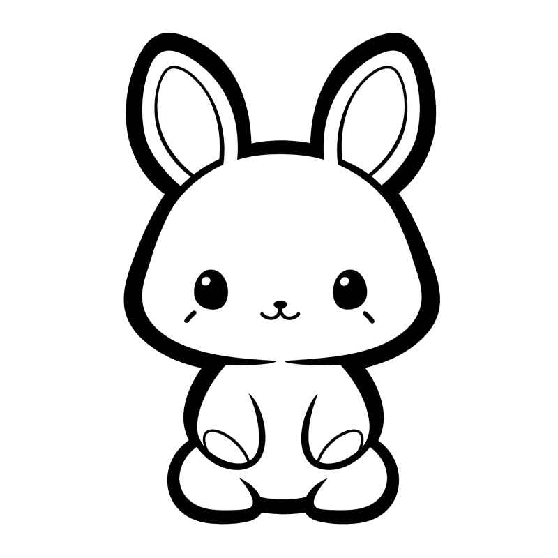 兔子贴纸素材 37