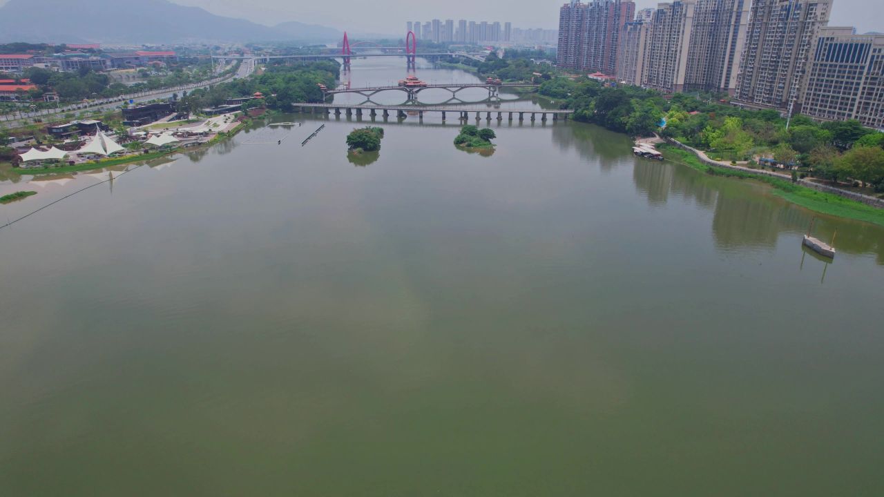 航拍漳州战备大桥景观