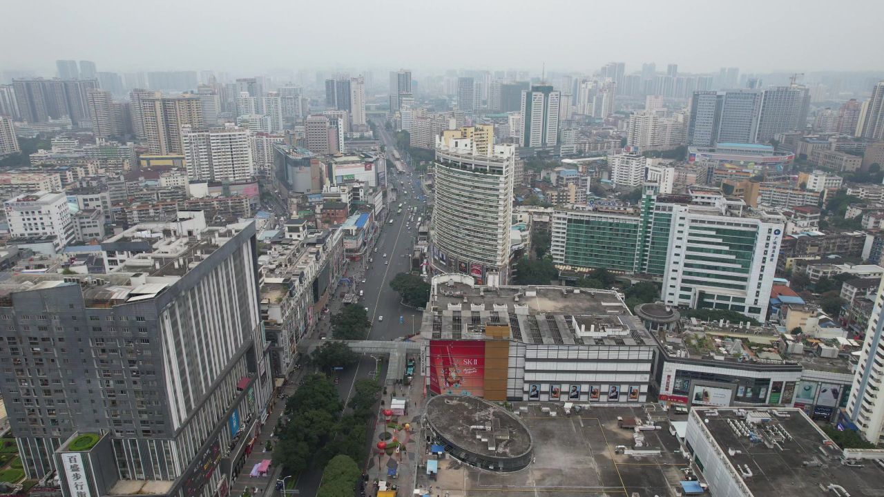 广西南宁城市风光航拍