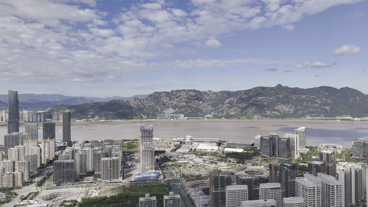 温州晴天城市航拍 11