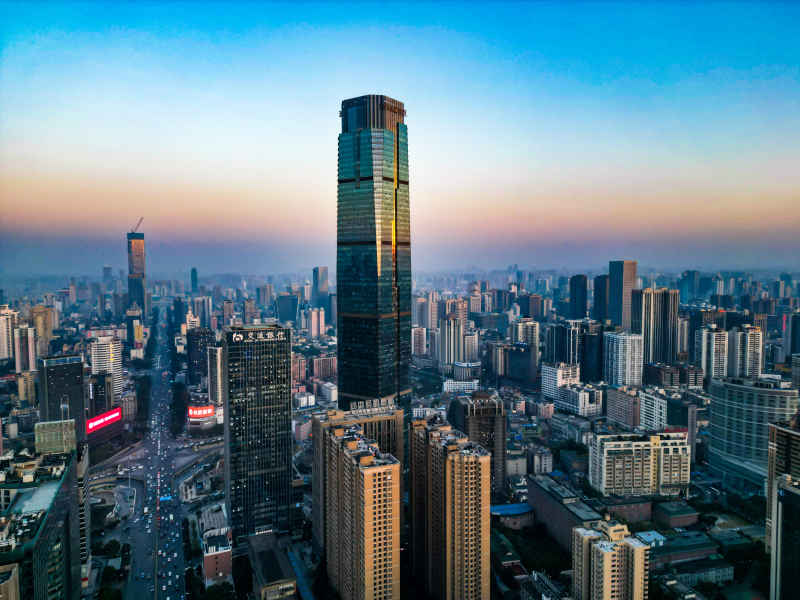 长沙国金中心IFS航拍摄影图