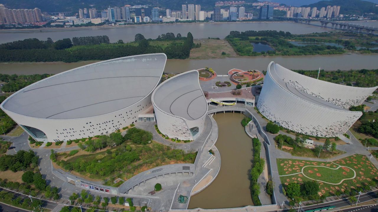 航拍福州海峡文化艺术中心 9