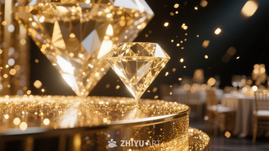 璀璨钻石与金色宴会厅 74