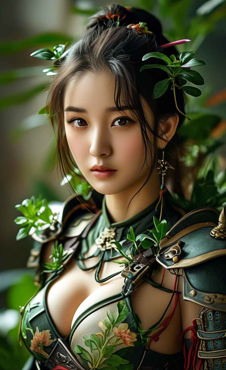 野人美女户外植物 1
