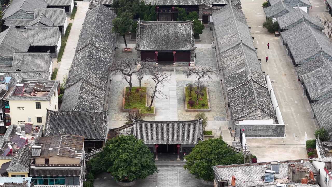 古韵庭院俯瞰
