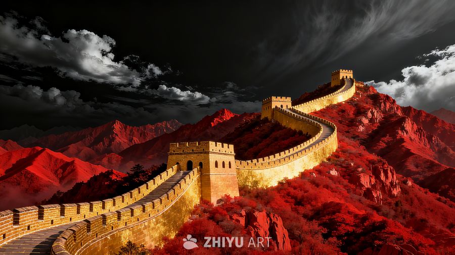 创意长城主题图片 5