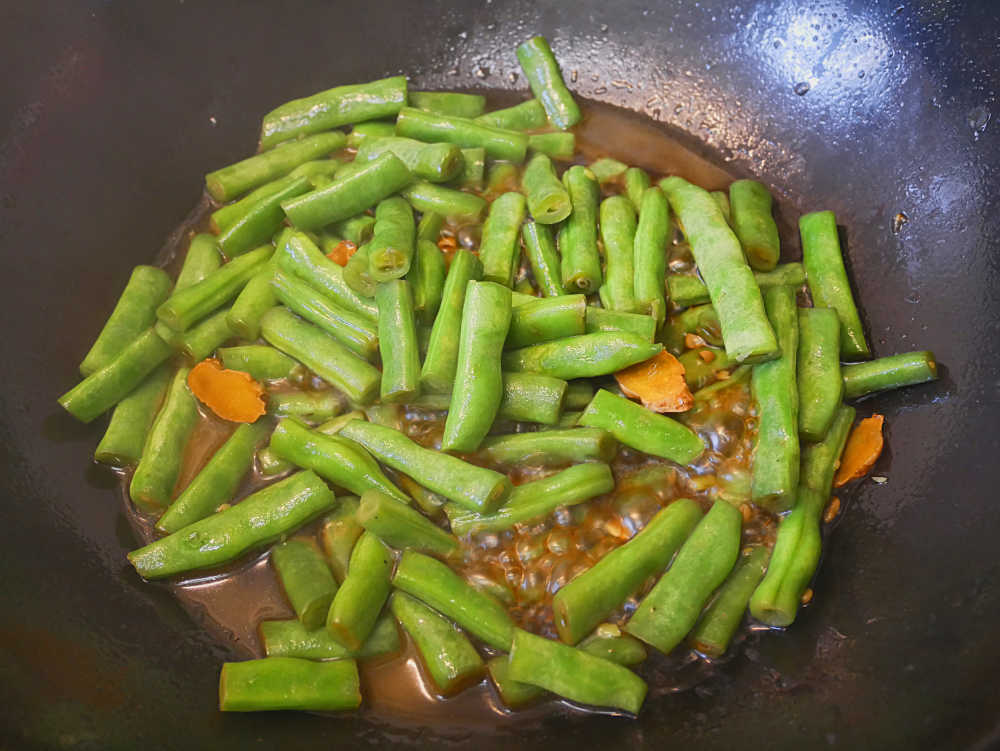 家常菜煮四季豆
