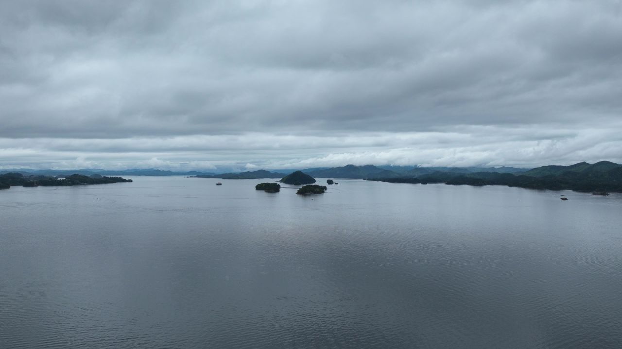 4K延时航拍浙江千岛湖风光 2