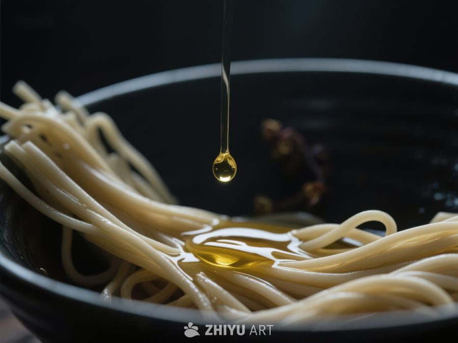 橄榄油滴入面条的瞬间 154
