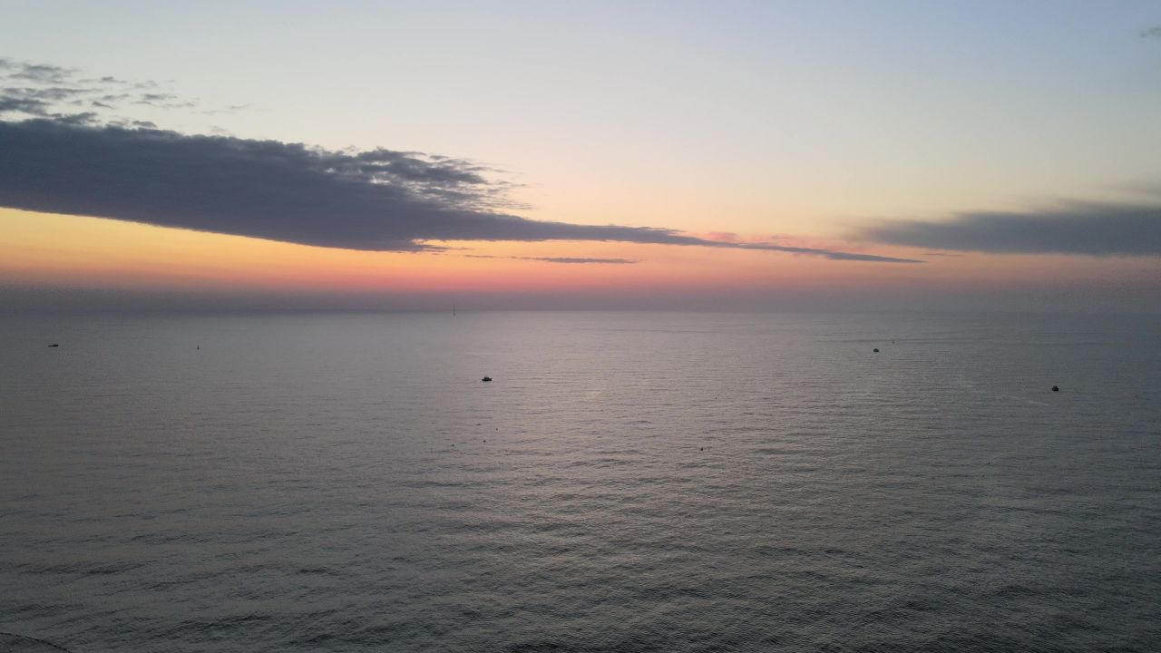 日落海边航拍 2