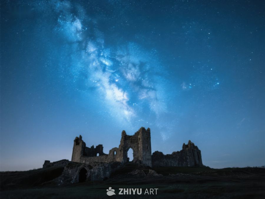 星空下的古老废墟 176