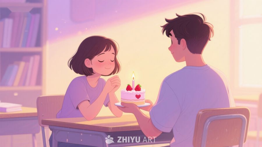 温馨教室里的生日惊喜 425