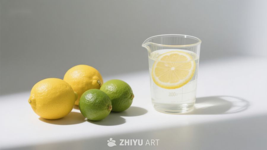柠檬青柠与一杯柠檬水 262