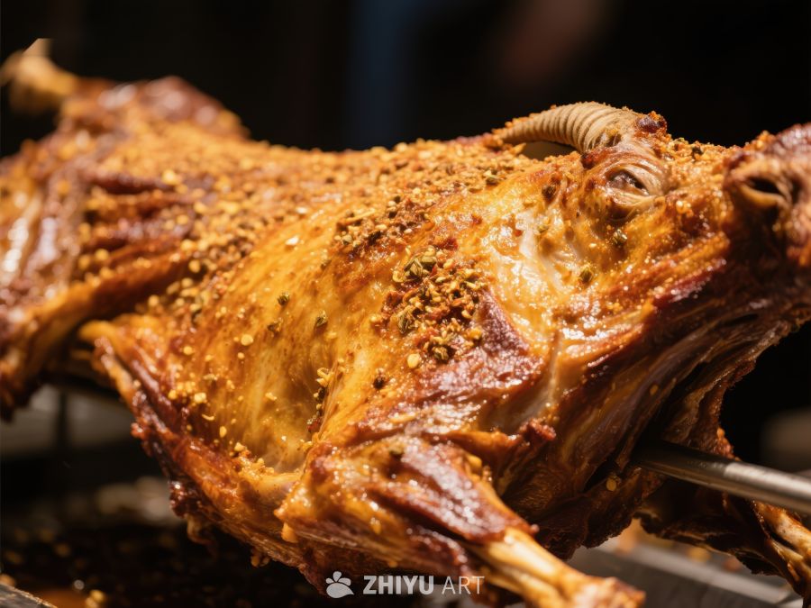 烤全羊：香料撒满的美味佳肴