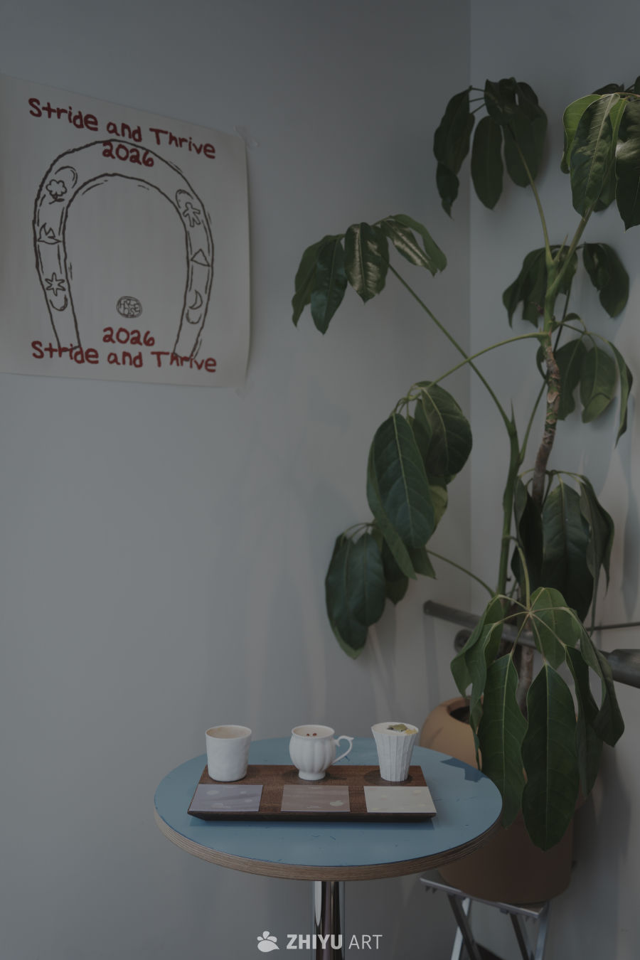 咖啡角的宁静时光