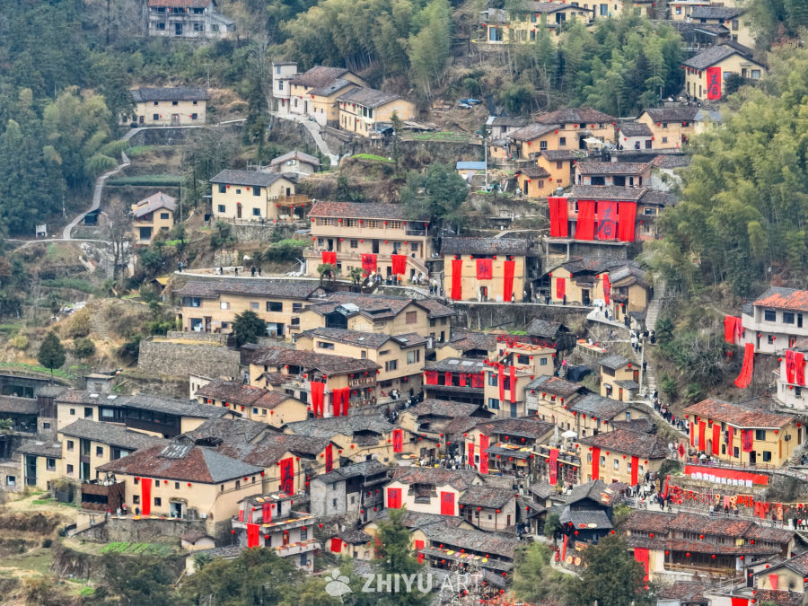 航拍浙江丽水松阳陈家铺村 3