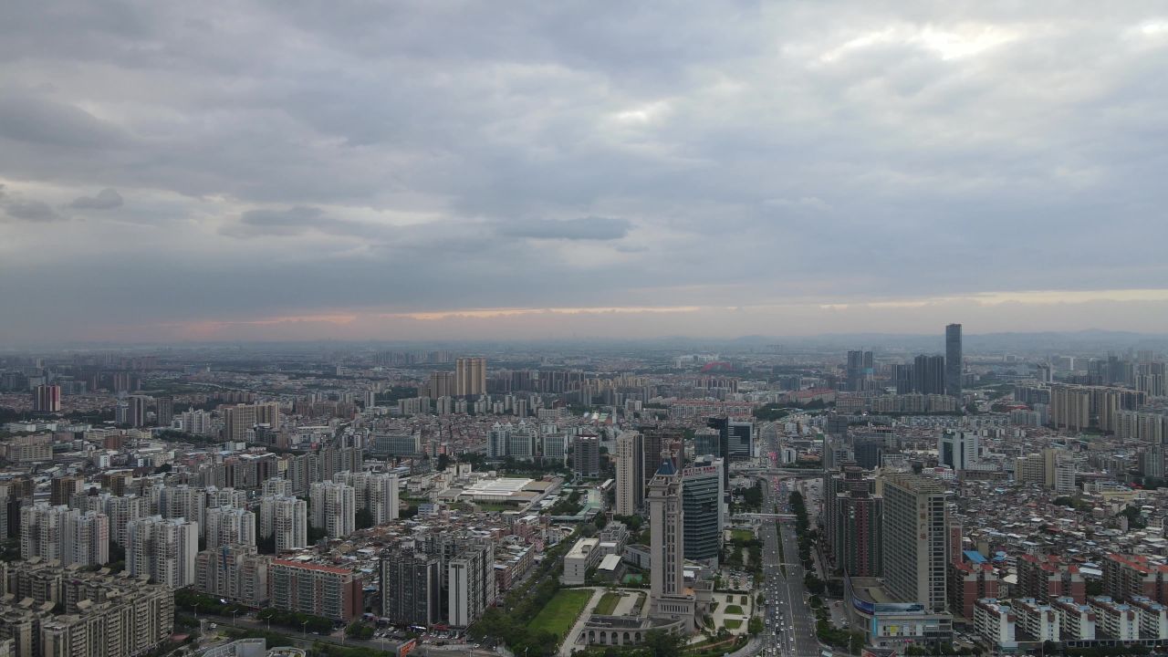 东莞市区航拍