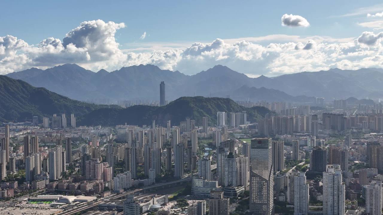 城市与山川的和谐共存