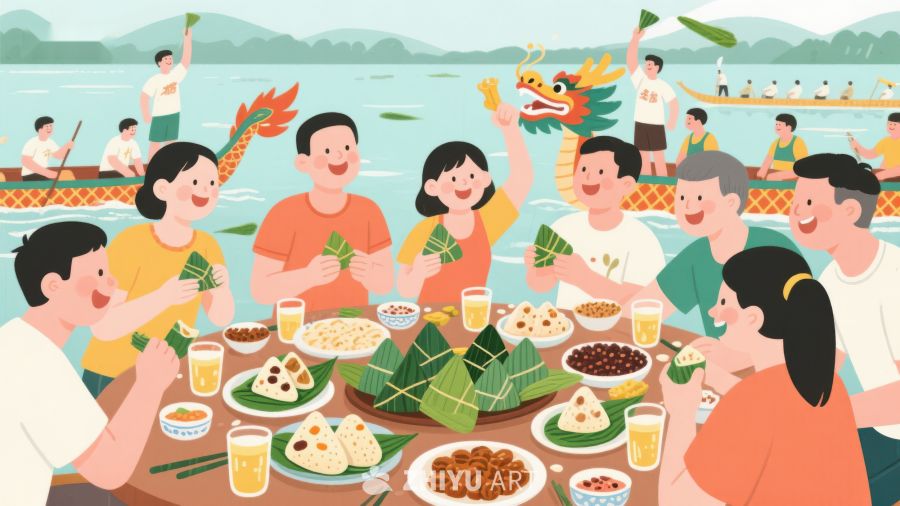 端午节家人团聚共进美食 44