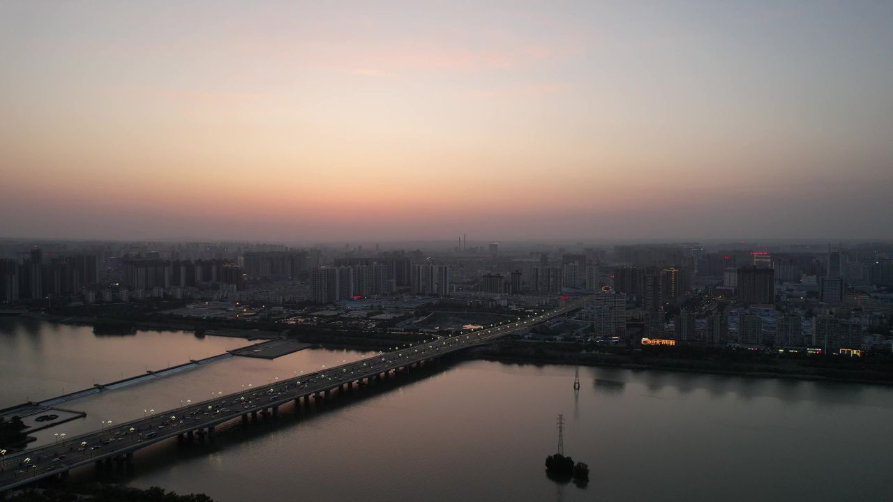 河南洛阳城市风光旅游景区航拍