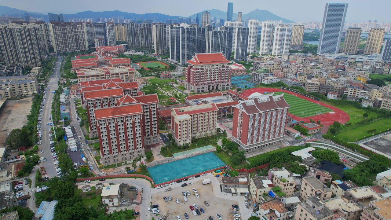 航拍厦门集美工业学校 6