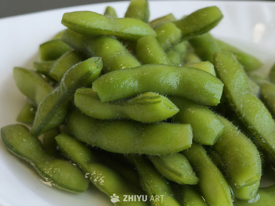 美味的冷盘毛豆