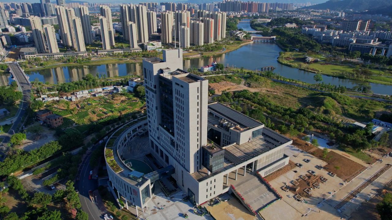 航拍福建理工大学景观 1