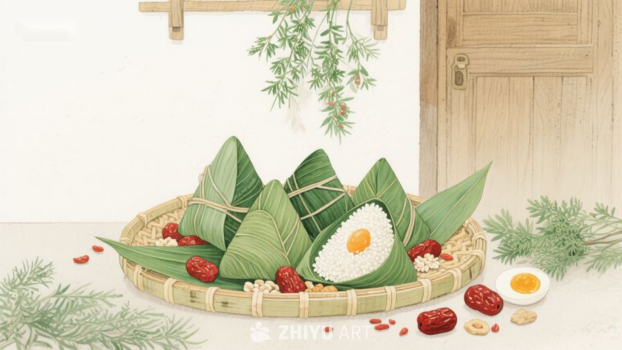 端午节粽子与传统食材 105