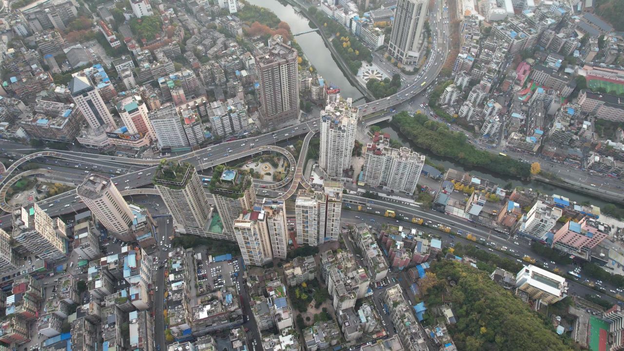 贵州贵阳城市交通花果园立交桥