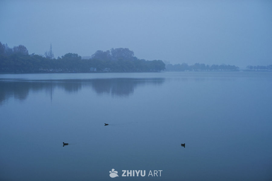 烟波浩渺冬日玄武湖