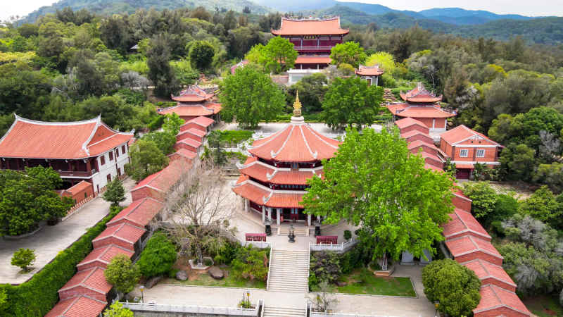 福建泉州城市风光航拍图 