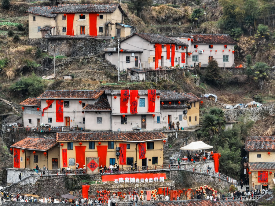 航拍浙江丽水松阳陈家铺村 24