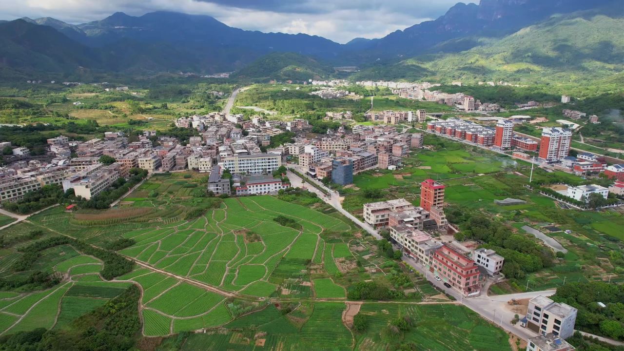 航拍漳州新农村景观 2