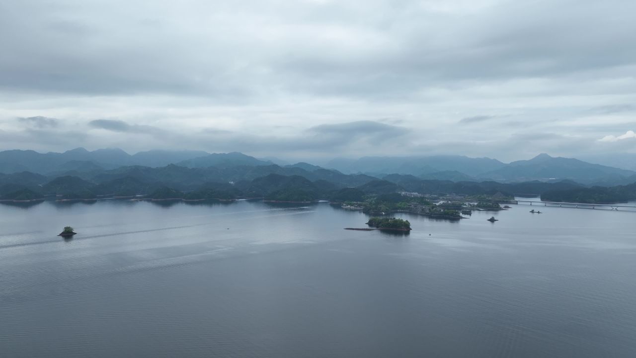 4K航拍浙江千岛湖风景区 2