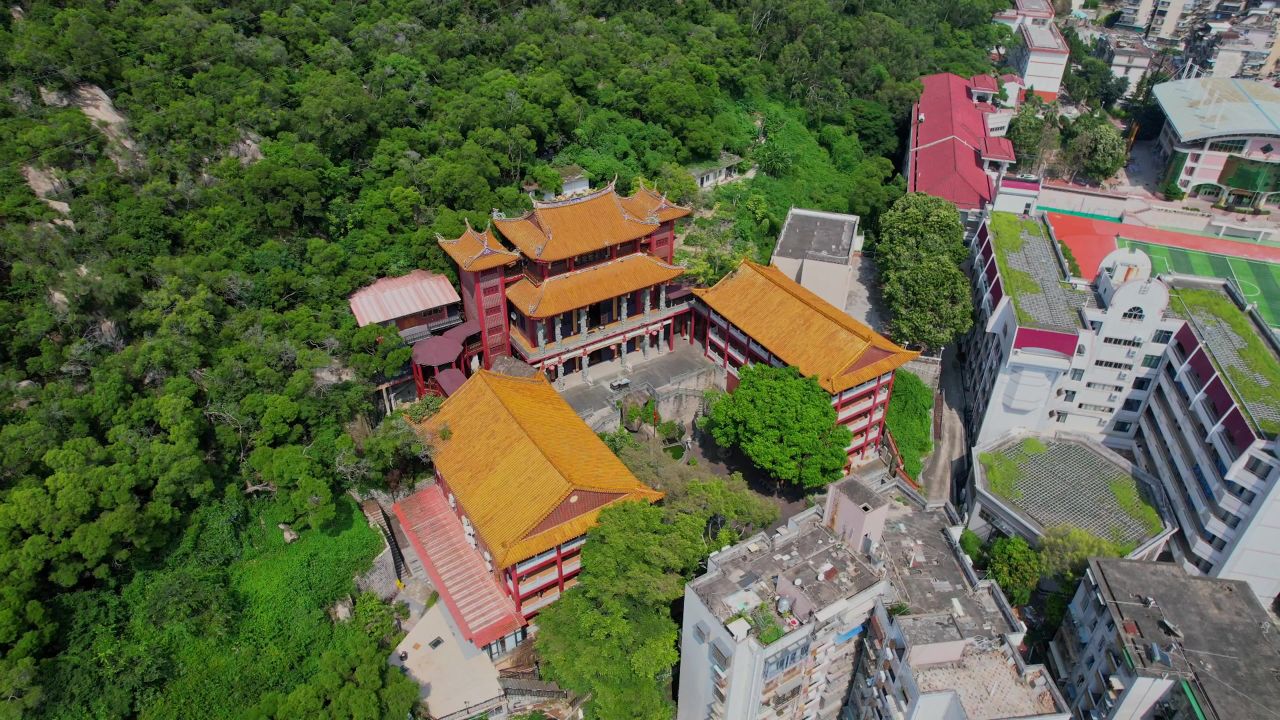 航拍厦门碧山岩寺景观 8