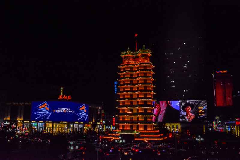 郑州霓虹夜景