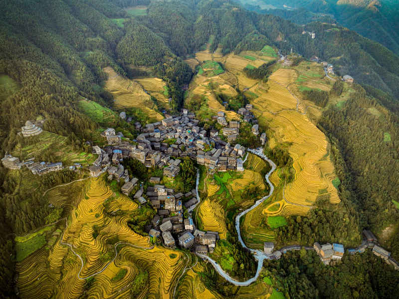桂林龙脊梯田风光 16