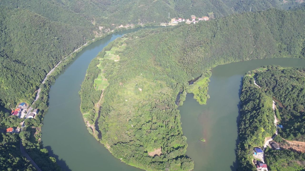 祖国青山绿水大好河山航拍 