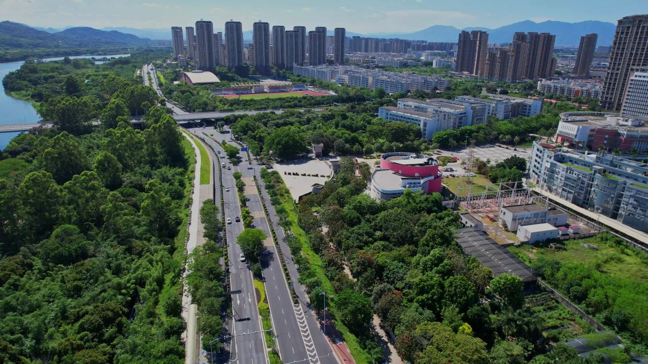 航拍漳州闽南师范学院
