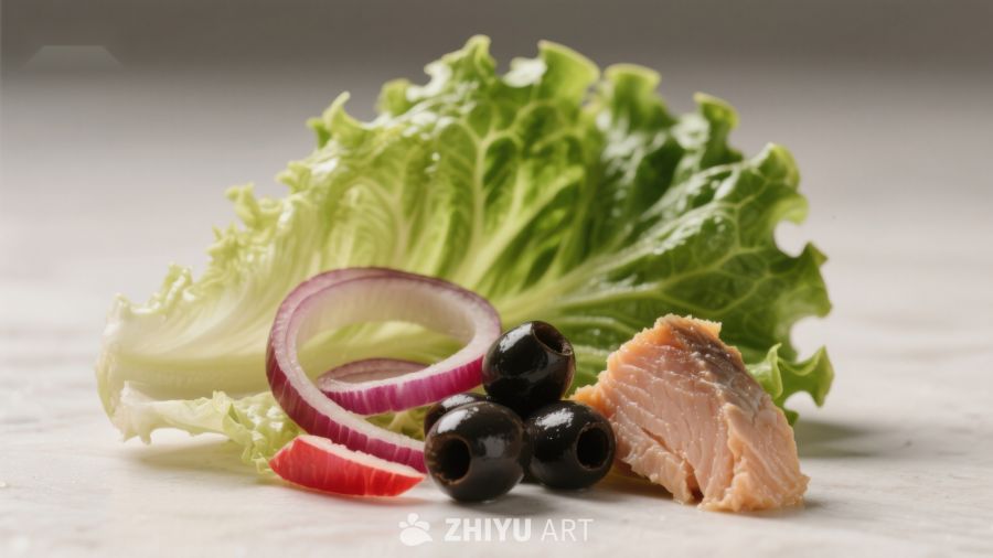 新鲜沙拉食材组合