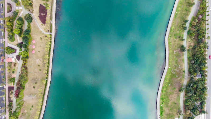 湖南怀化舞水河风光 