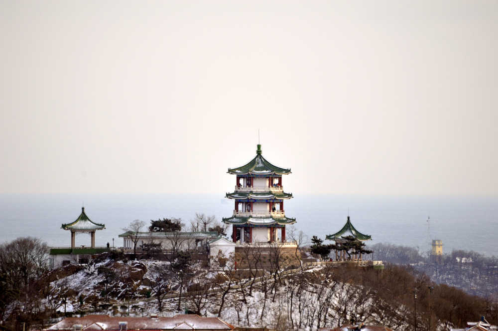 雪后览潮阁