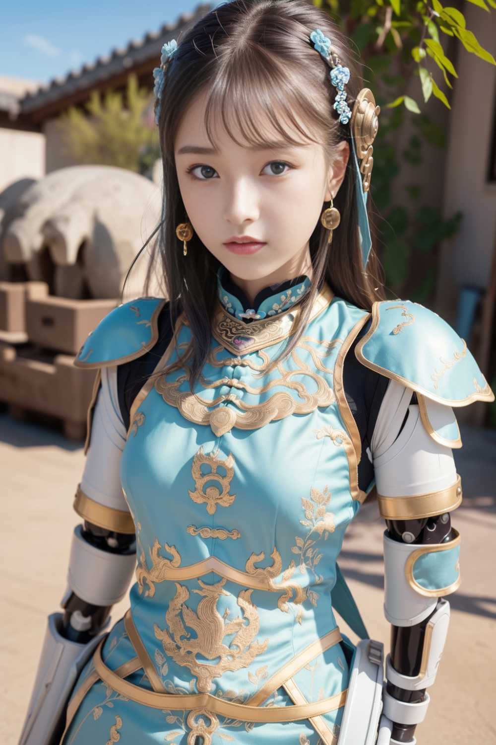 铠甲美女
