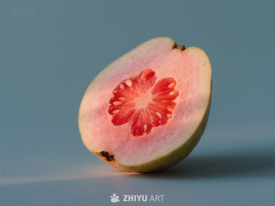 切开的粉色果肉水果 313