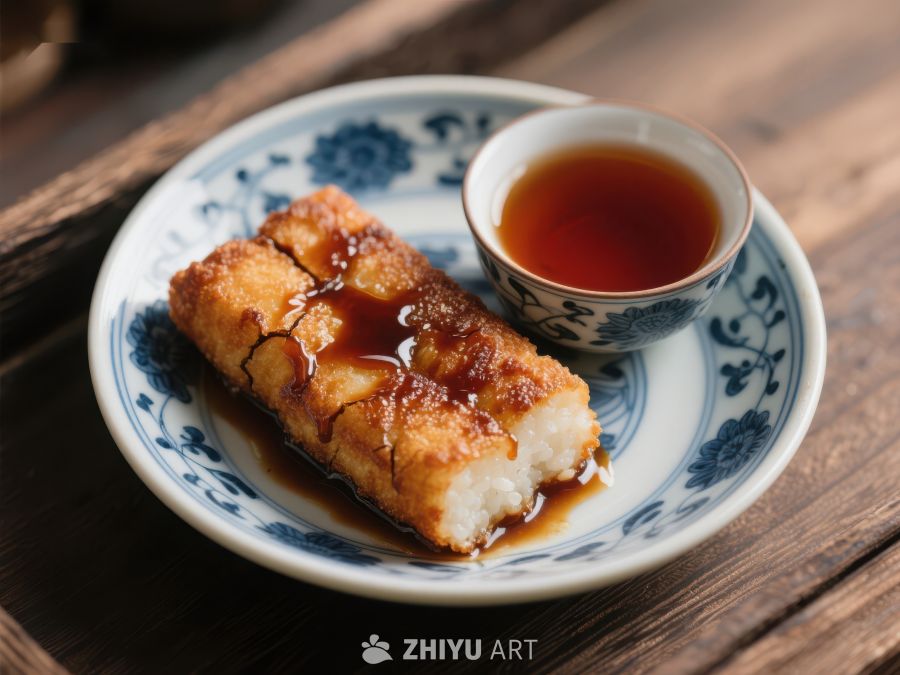 煎炸糕点配酱油碟 248