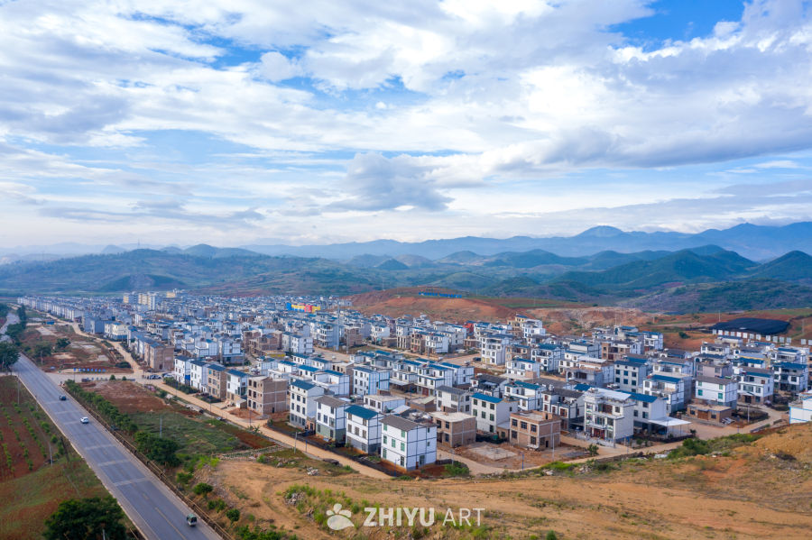 宁静的山村风光