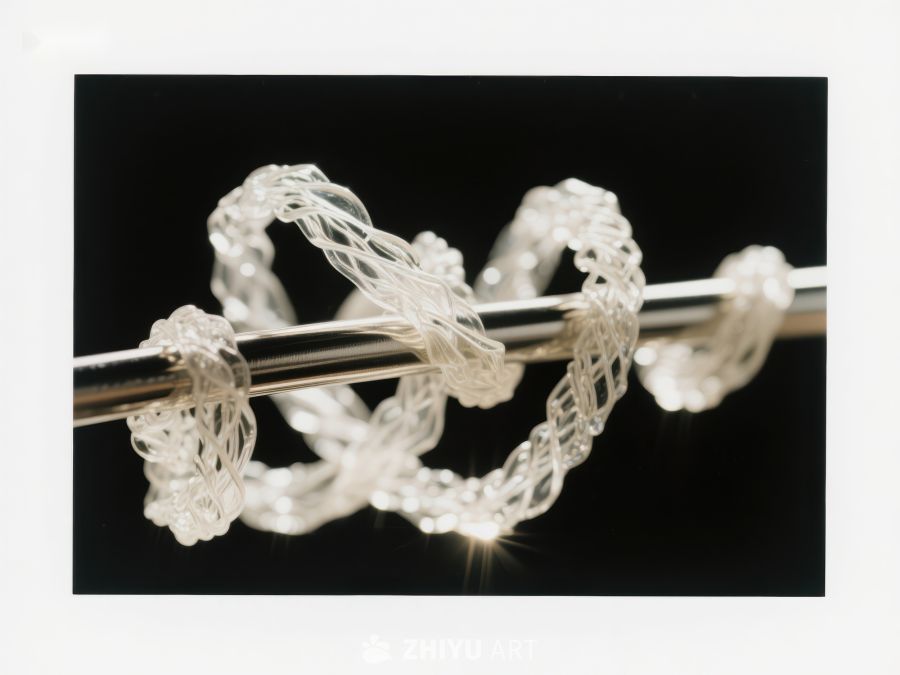 金属杆上的编织结构 498