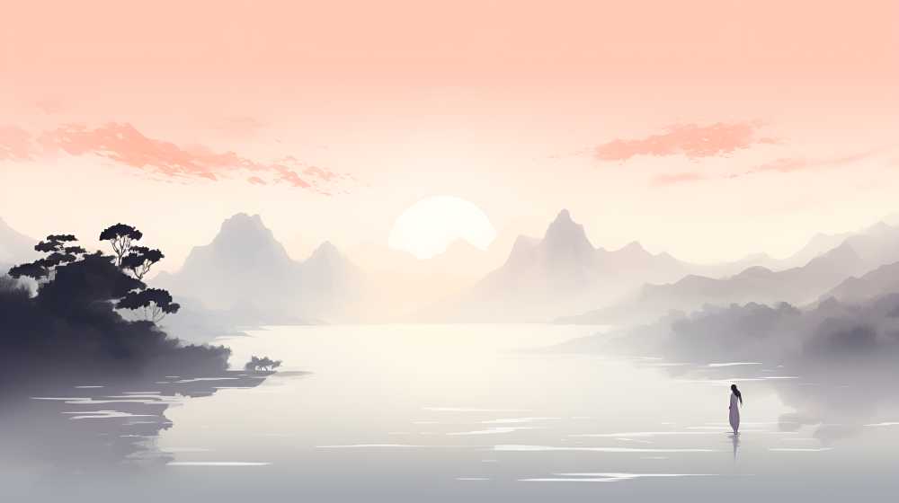 浅白色唯美背景