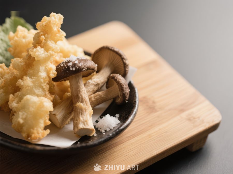 天妇罗蘑菇与盐粒 256